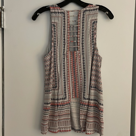 Tart open back print tank sz M - Picture 2 of 3